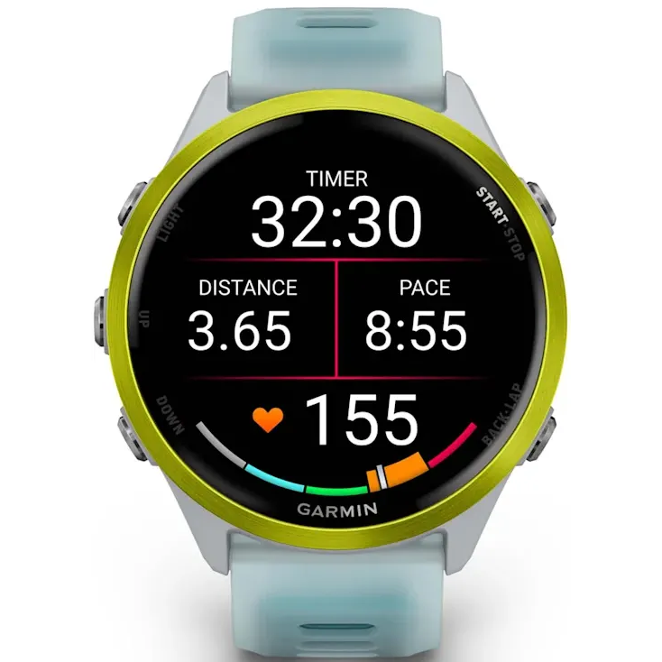 Smartuhren Garmin Forerunner 570 47mm Amp Yellow with Translucent Whitestone/Turquoise Band - 010-02971-01 - Foto 2