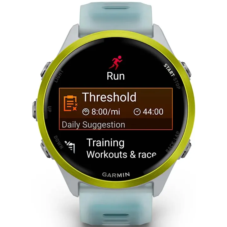 Smartuhren Garmin Forerunner 570 47mm Amp Yellow with Translucent Whitestone/Turquoise Band - 010-02971-01 - Foto 3