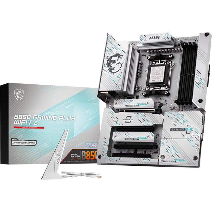 Mainboard MSI B850 GAMING PLUS WIFI PZ - Foto 6