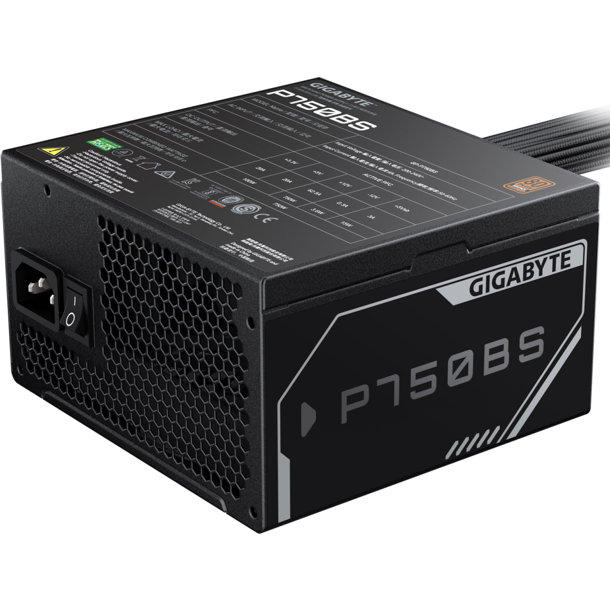 Netzteil 750W Gigabyte GP-P750BS - Foto 2