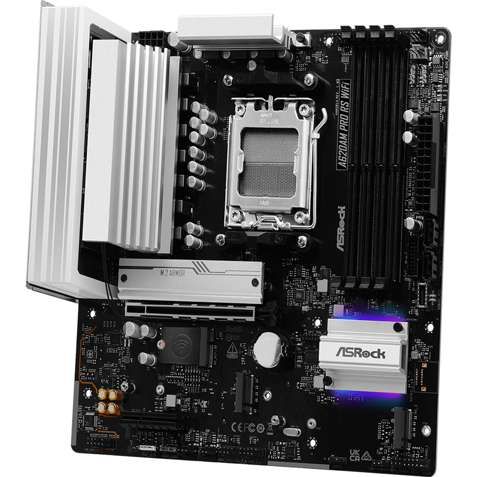 Mainboard ASRock A620AM Pro RS WiFi - Foto 3