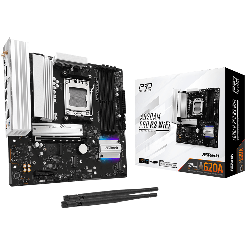 Mainboard ASRock A620AM Pro RS WiFi - Foto 5