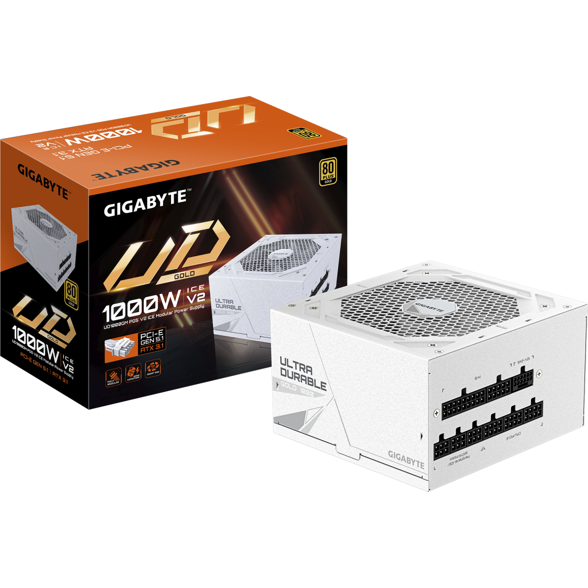 Netzteil 1000W Gigabyte GP-UD1000GM PG5 ICE - Foto 7