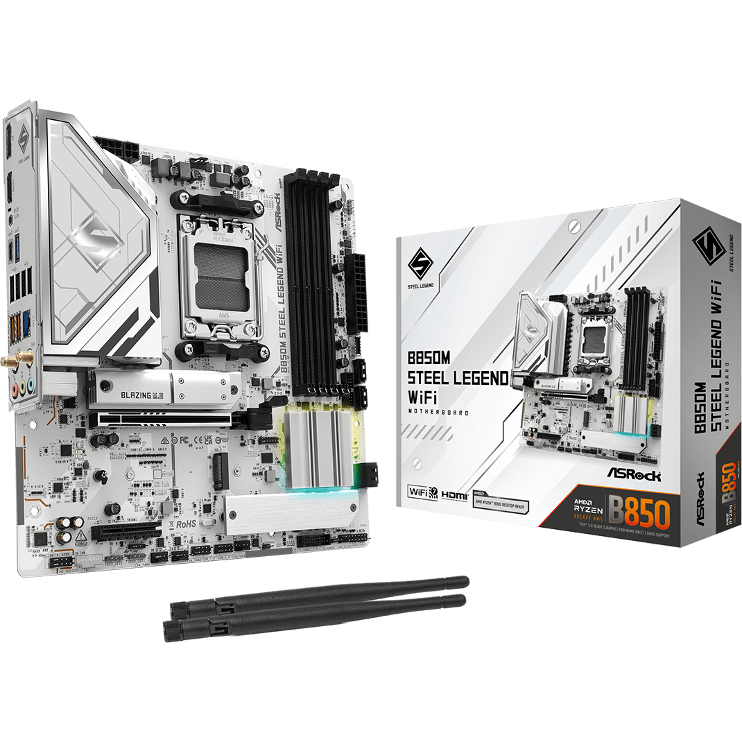 Mainboard ASRock B850M Steel Legend WiFi - Foto 5
