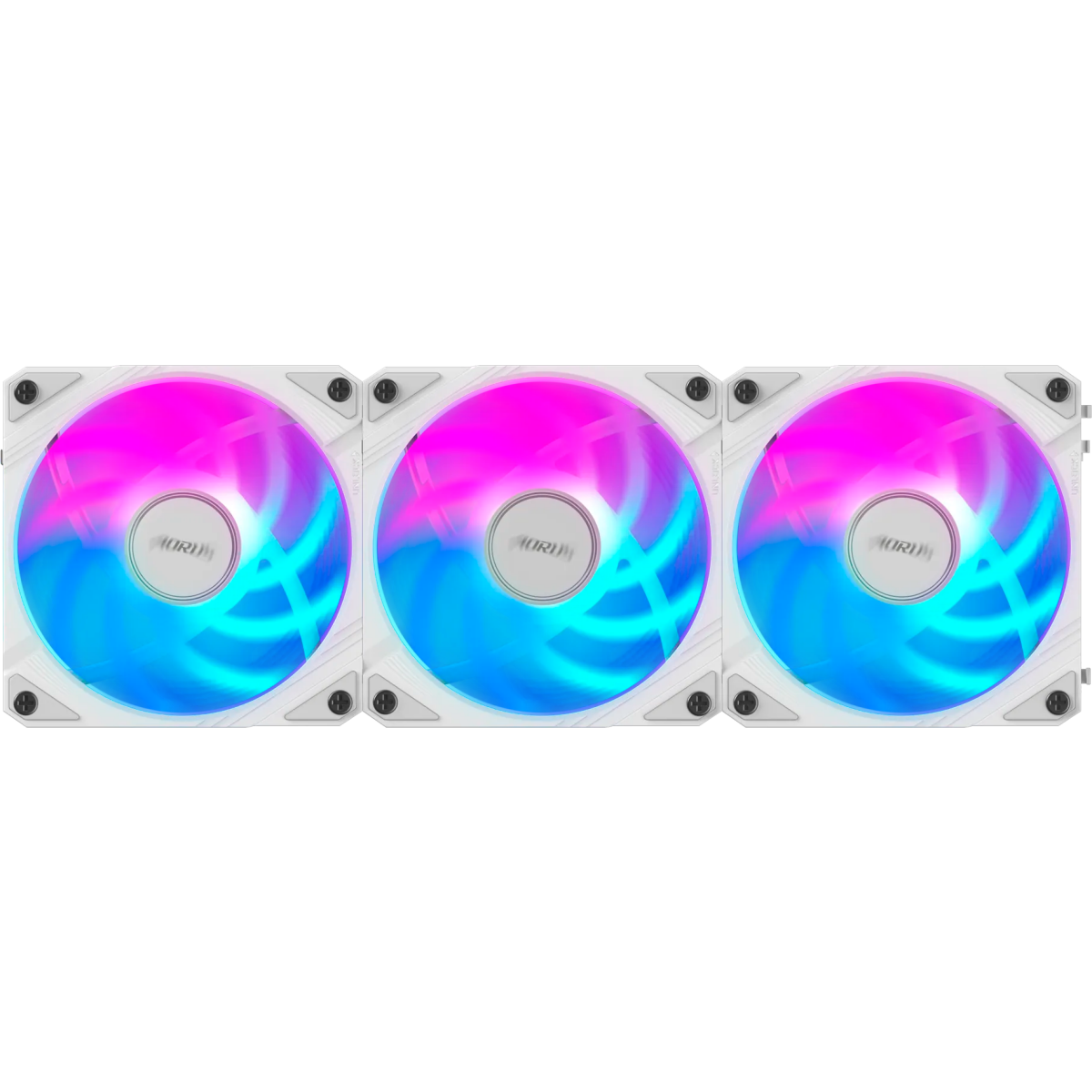 Gehäuselüfter Gigabyte AORUS EZ CHAIN FAN 120 ICE (3 pcs) - GP-ECFAN1203 ICE - Foto 2
