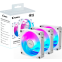 Gehäuselüfter Gigabyte AORUS EZ CHAIN FAN 120 ICE (3 pcs) - GP-ECFAN1203 ICE - Foto 7