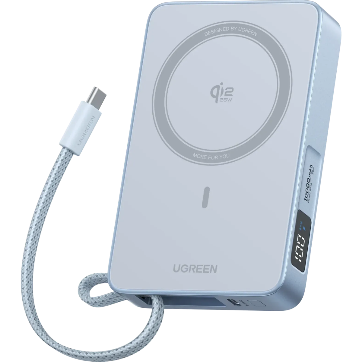 Externer Akku UGREEN PB773 Silver/Blue (65958B)