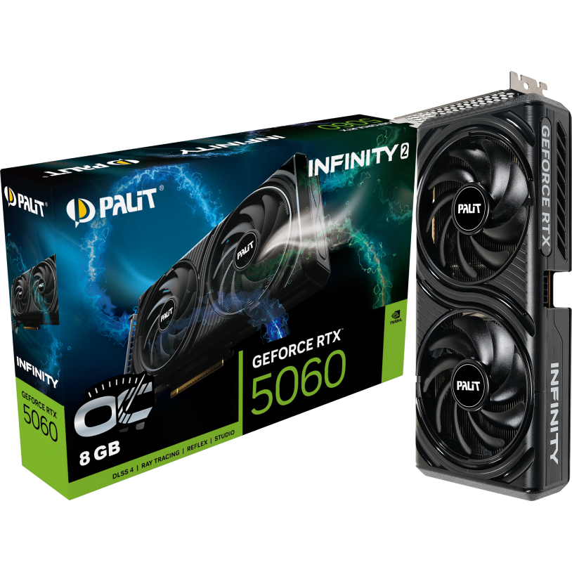 Grafikkarte NVIDIA GeForce RTX 5060 Palit Infinity 2 OC 8GB (NE75060V19P1-GB2063L) - Foto 10