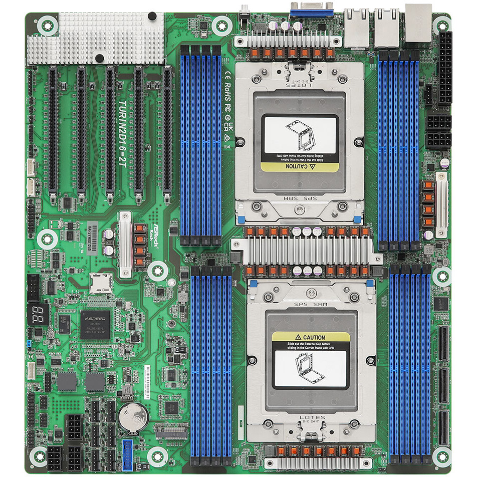 Server-Motherboard ASRock TURIN2D16-2T