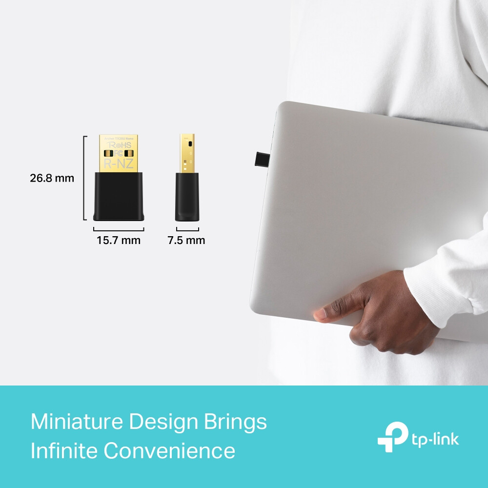 Wi-Fi Adapter TP-Link Archer TX20U Nano - ARCHER TX20U NANO - Foto 4
