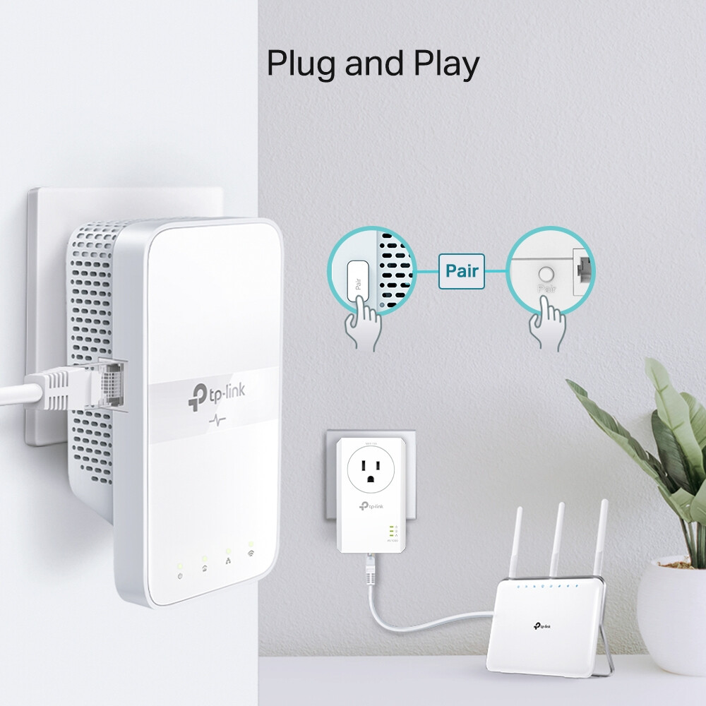 Powerline-Adapter TP-Link TL-WPA7617 KIT - Foto 5