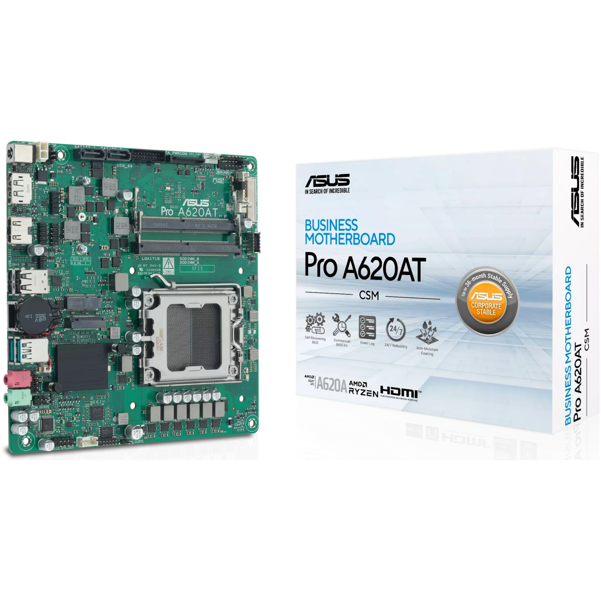 Server-Motherboard ASUS PRO A620AT-CSM - Foto 5