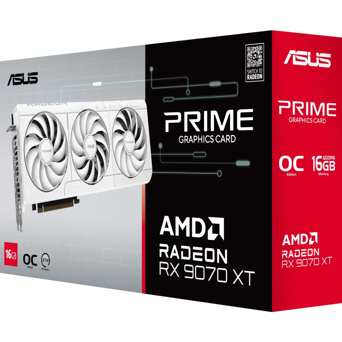 Grafikkarte AMD Radeon RX 9070 XT ASUS OC 16GB ( PRIME-RX9070XT-O16G-WHITE) - Foto 13