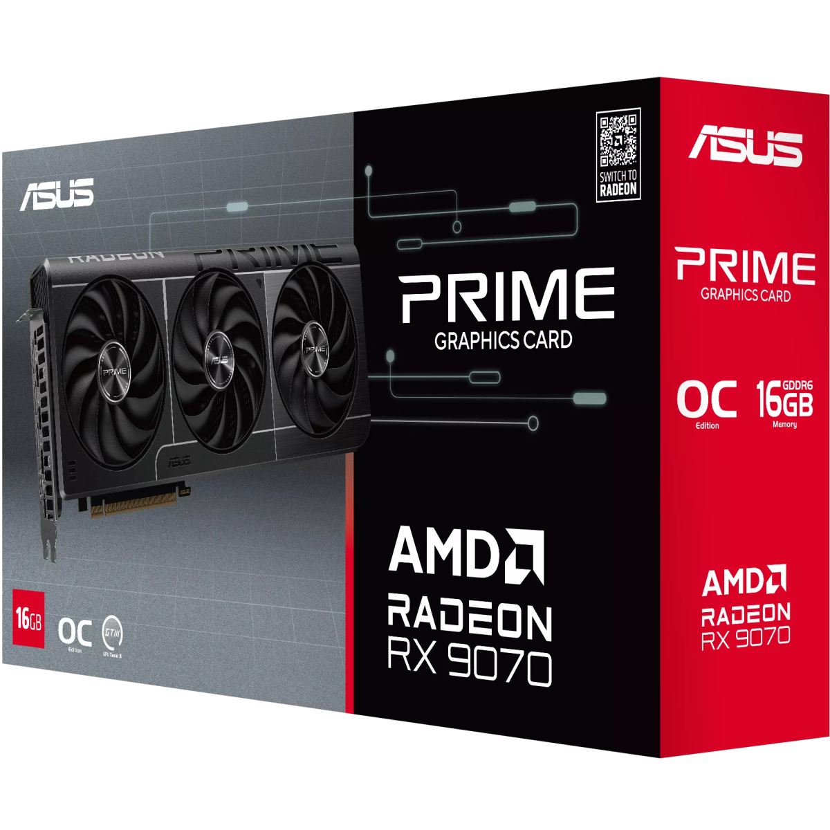 Grafikkarte AMD Radeon RX 9070 ASUS OC 16GB (PRIME-RX9070-O16G-EVO) - Foto 12