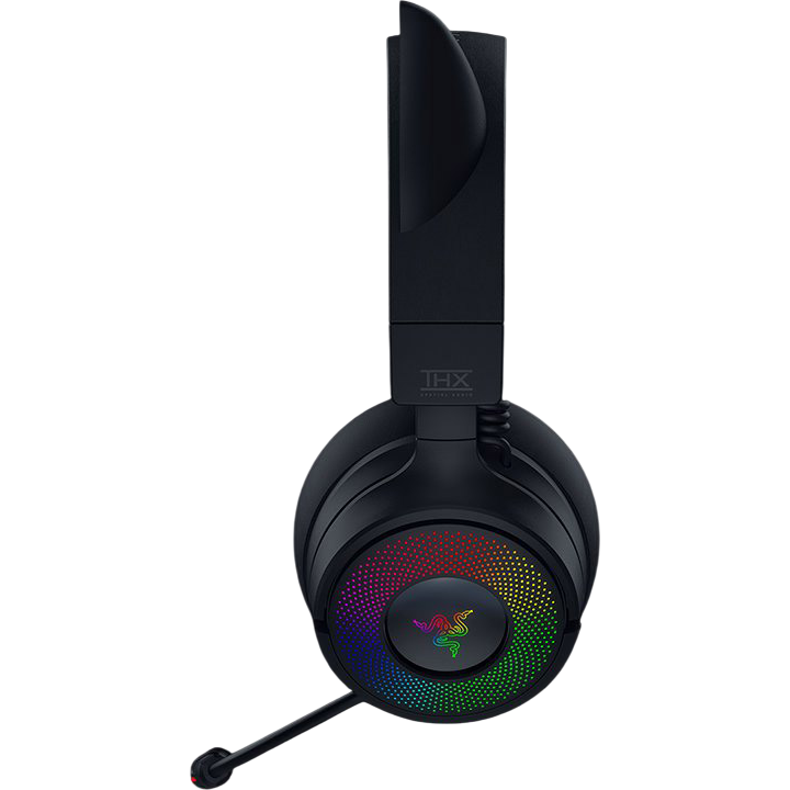 Headset Razer Kraken Kitty V3 Pro Black - RZ04-05170300-R3M1 - Foto 4
