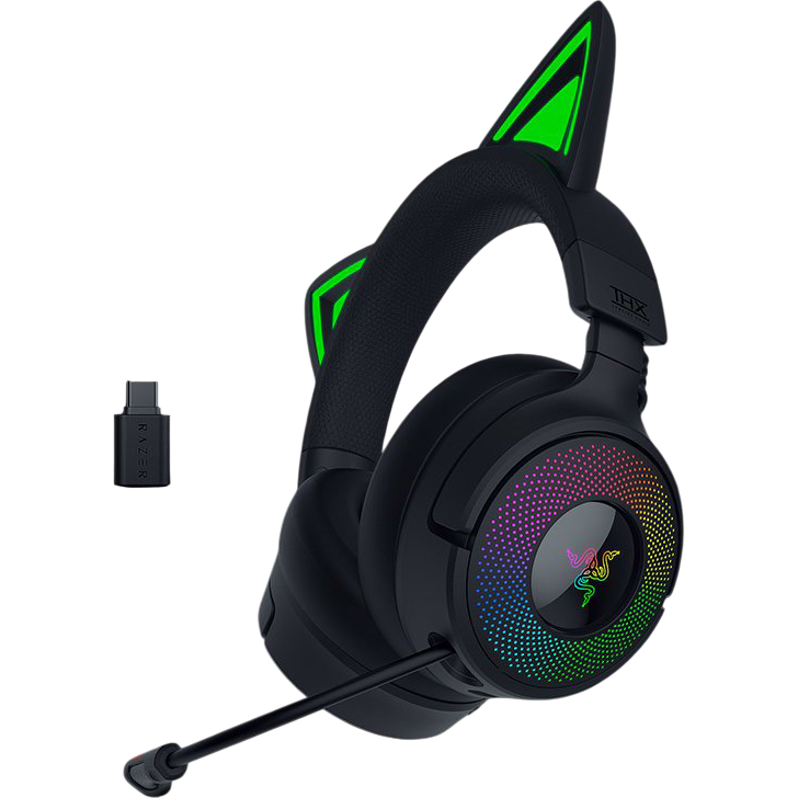 Headset Razer Kraken Kitty V3 Pro Black - RZ04-05170300-R3M1 - Foto 5