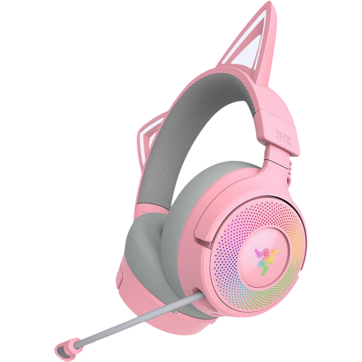 Headset Razer Kraken Kitty V3 Pro Quartz - RZ04-05170200-R3M1