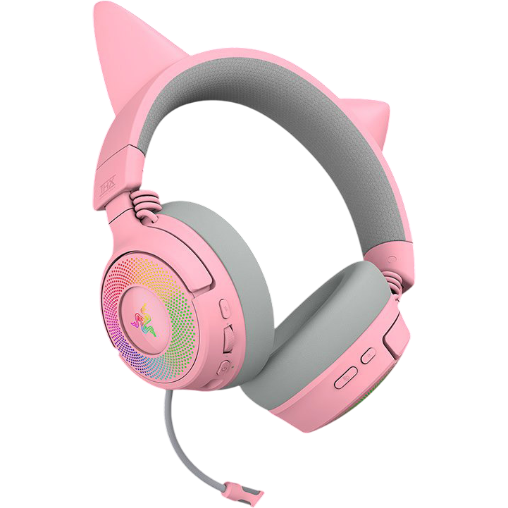 Headset Razer Kraken Kitty V3 Pro Quartz - RZ04-05170200-R3M1 - Foto 2