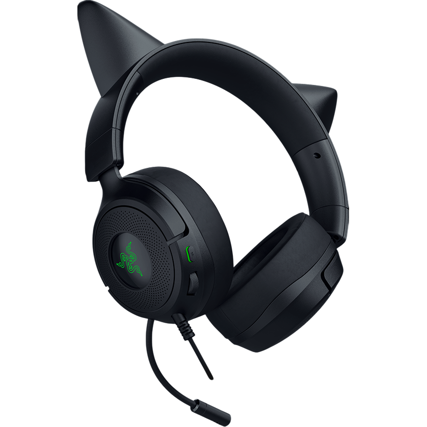 Headset Razer Kraken Kitty V3 X Black - RZ04-05350200-R3M1 - Foto 2