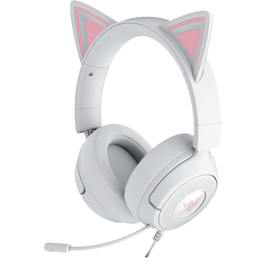 Headset Razer Kraken Kitty V3 X White - RZ04-05350300-R3M1