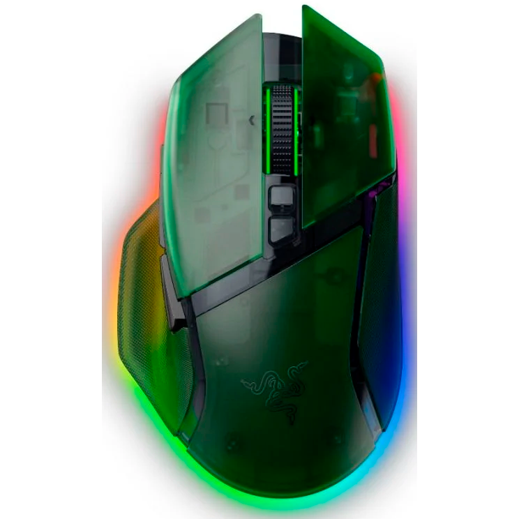 Maus Razer Basilisk V3 Pro 35K Phantom Green Edition - RZ01-05240300-R3G1