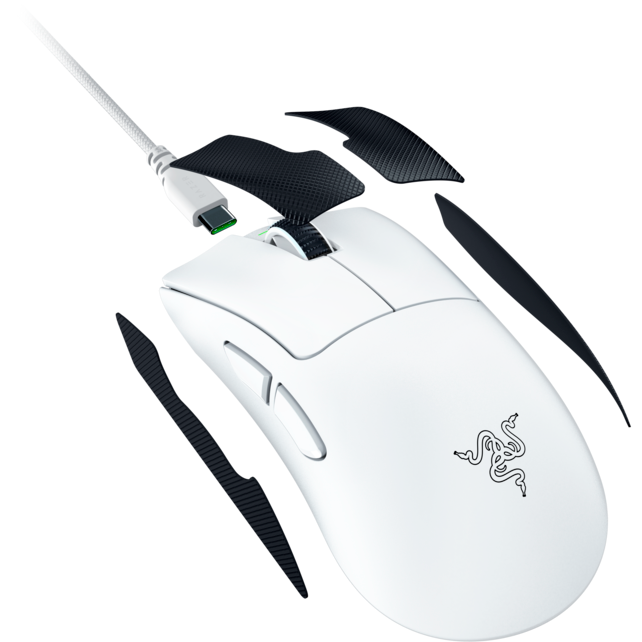 Maus Razer DeathAdder V4 Pro White - RZ01-05330200-R3G1 - Foto 4