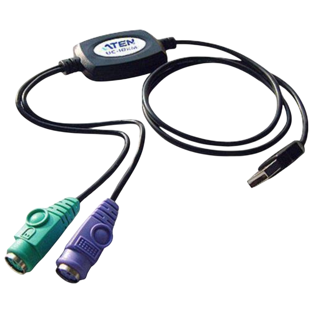Kabel USB - 2x PS/2, 0.9m, ATEN UC10KM
