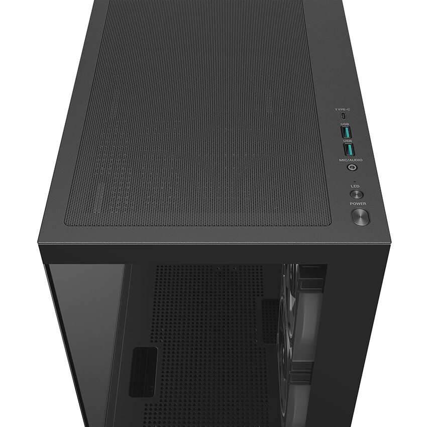 Gehäuse DeepCool CG380 3F Black - R-CG380-BKAGM3-G - Foto 5