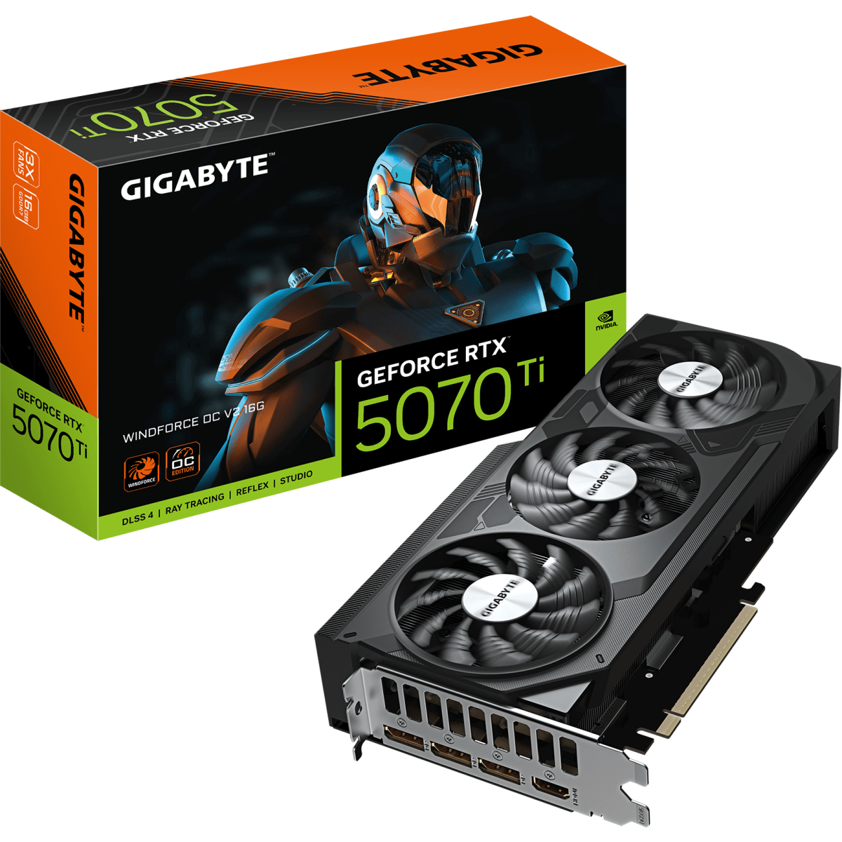 Grafikkarte NVIDIA GeForce RTX 5070 Ti Gigabyte WINDFORCE OC V2 16GB (GV-N507TWF3OCV2-16GD) - Foto 10