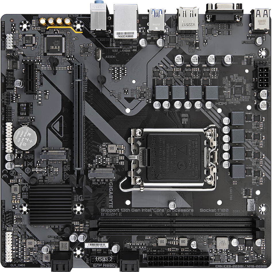 Motherboard Gigabyte B760M E - Foto 3