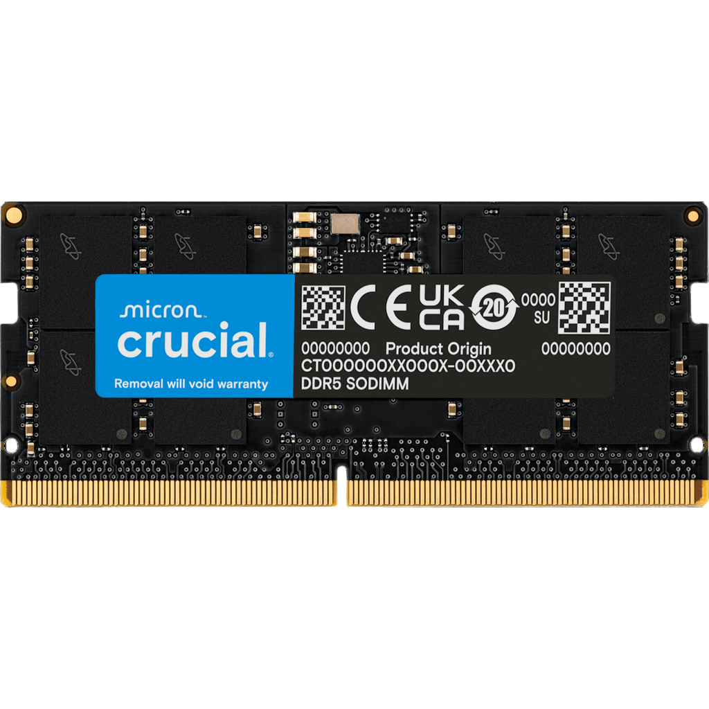 Arbeitsspeicher 24GB DDR5 5600MHz Crucial SO-DIMM (CT24G56C46S5)