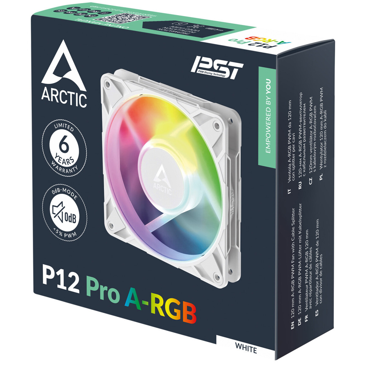 Gehäuselüfter Arctic P12 Pro A-RGB White - ACFAN00311A - Foto 8