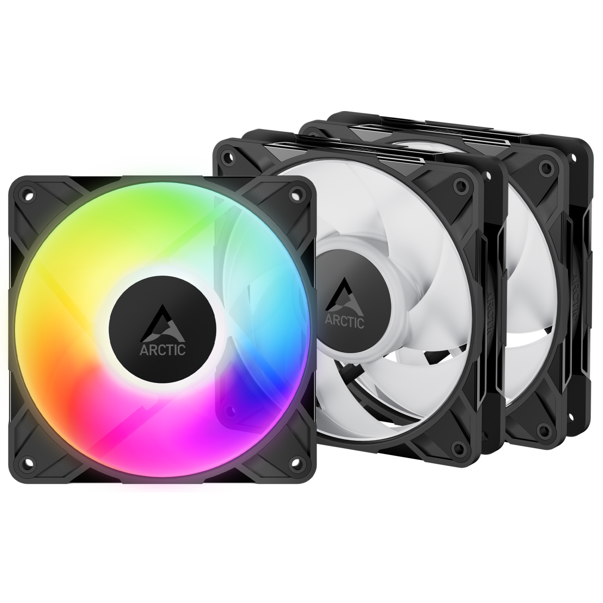 Gehäuselüfter Arctic P12 Pro A-RGB Black (3 pcs) - ACFAN00310A