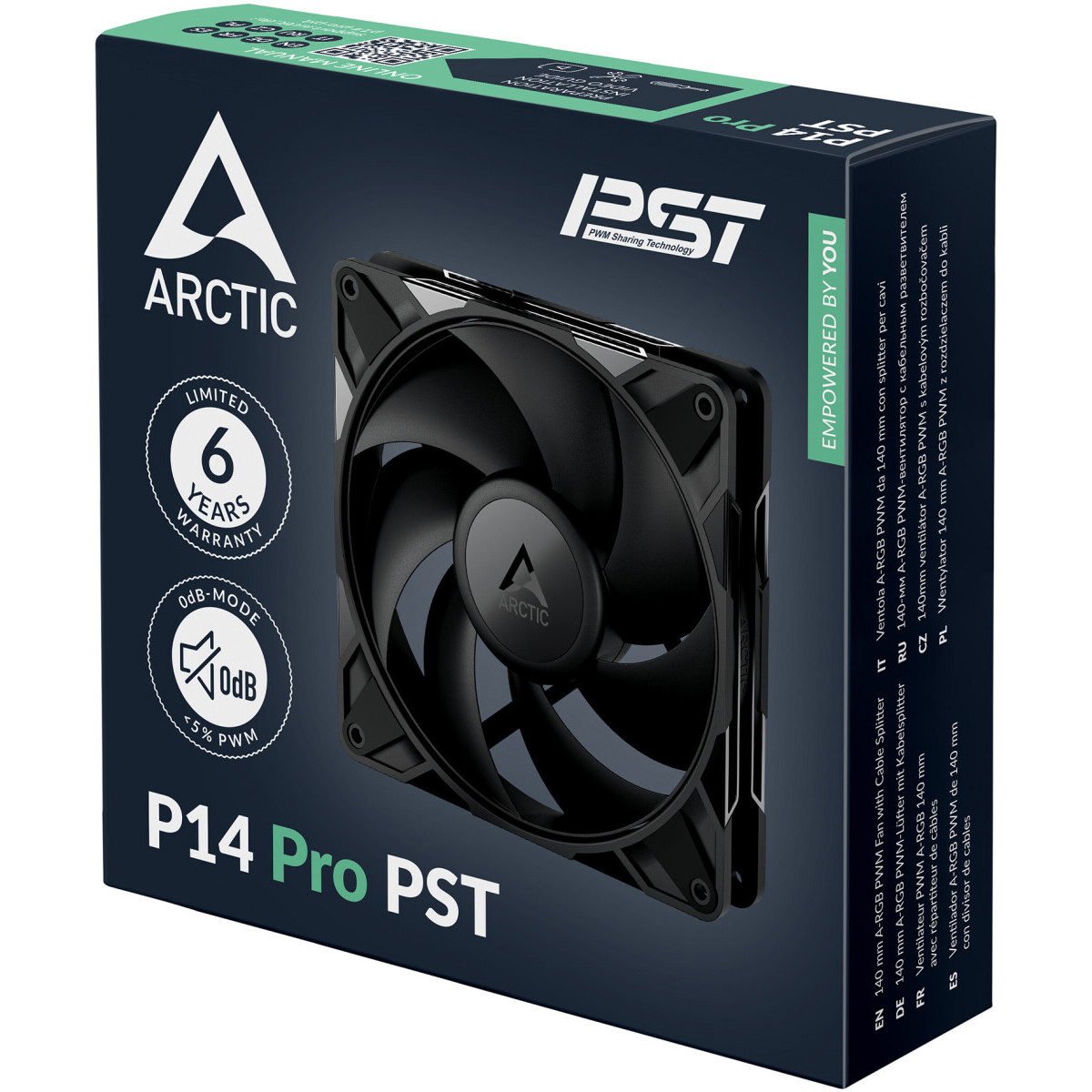 Gehäuselüfter Arctic P14 Pro PST Black - ACFAN00314A - Foto 6
