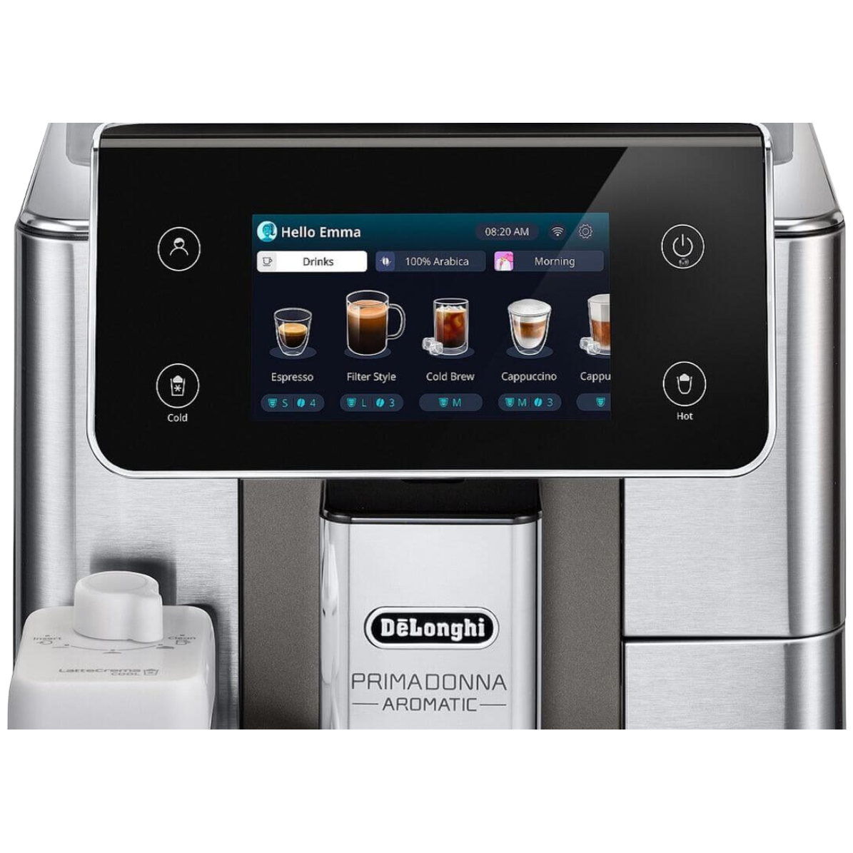 Kaffeemaschine DeLonghi ECAM 630.75.TM PrimaDonna Aromatic - ECAM630.75.TM - Foto 3