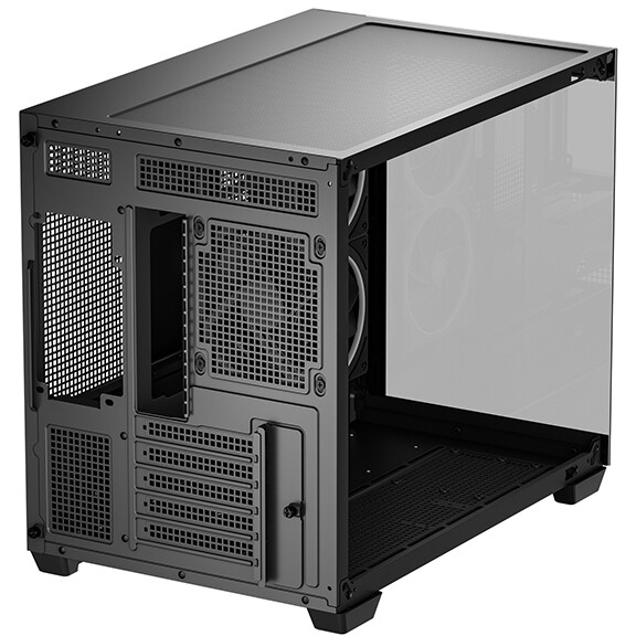 Gehäuse DeepCool CG330 3F Black - R-CG330-BKNGM3-G - Foto 6
