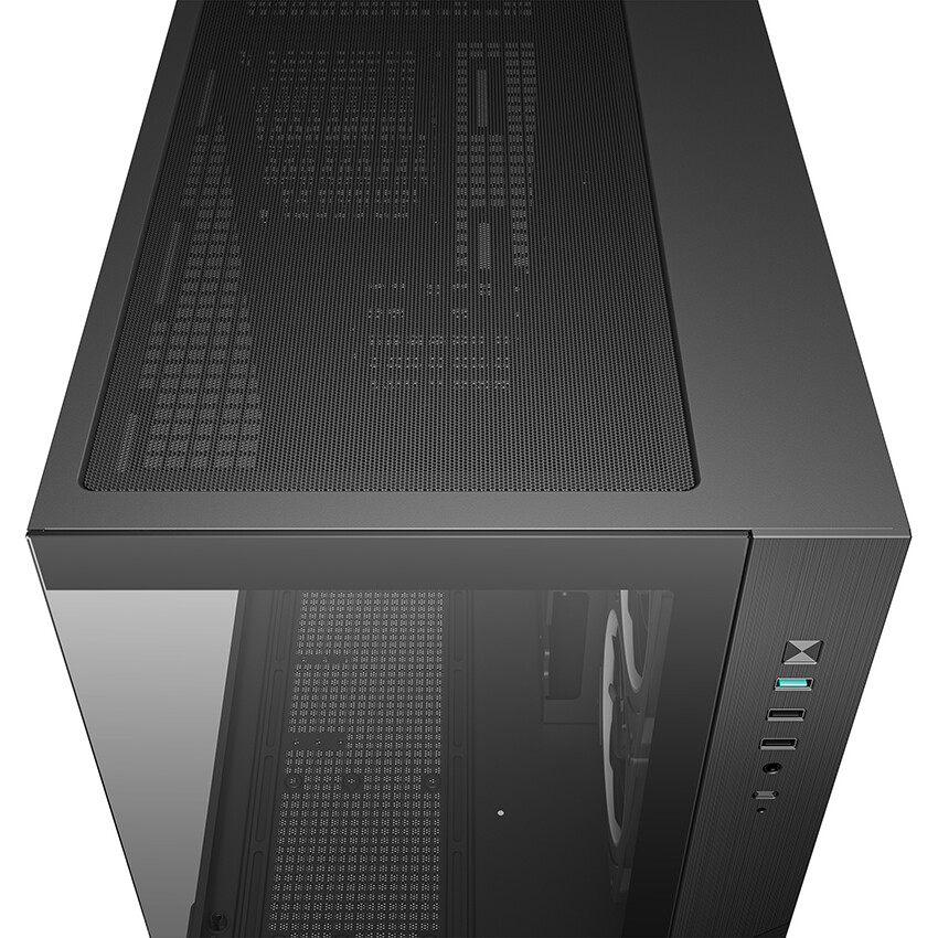 Gehäuse DeepCool CG330 3F Black - R-CG330-BKNGM3-G - Foto 7
