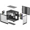 Gehäuse DeepCool CG330 3F Black - R-CG330-BKNGM3-G - Foto 10