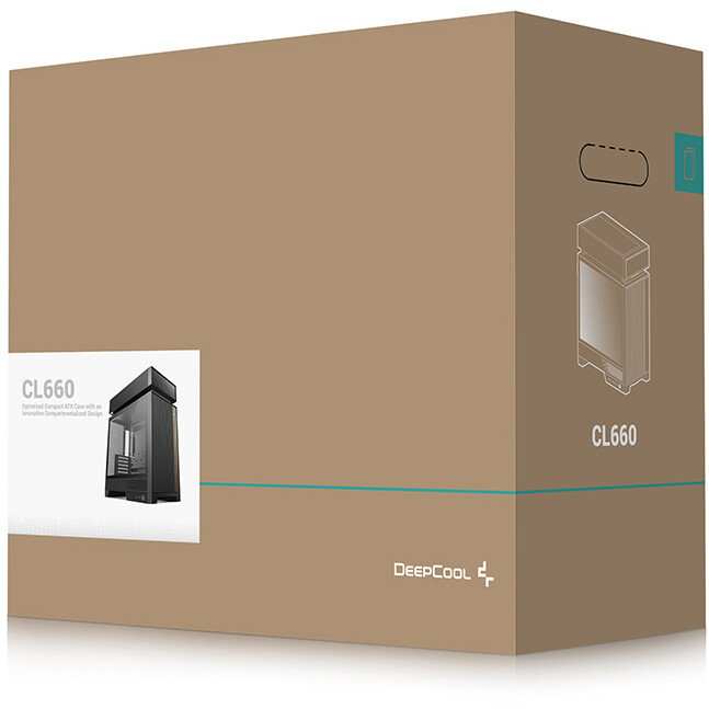 Gehäuse DeepCool CL660 Black - R-CL660-BKNNA0-G-1 - Foto 11