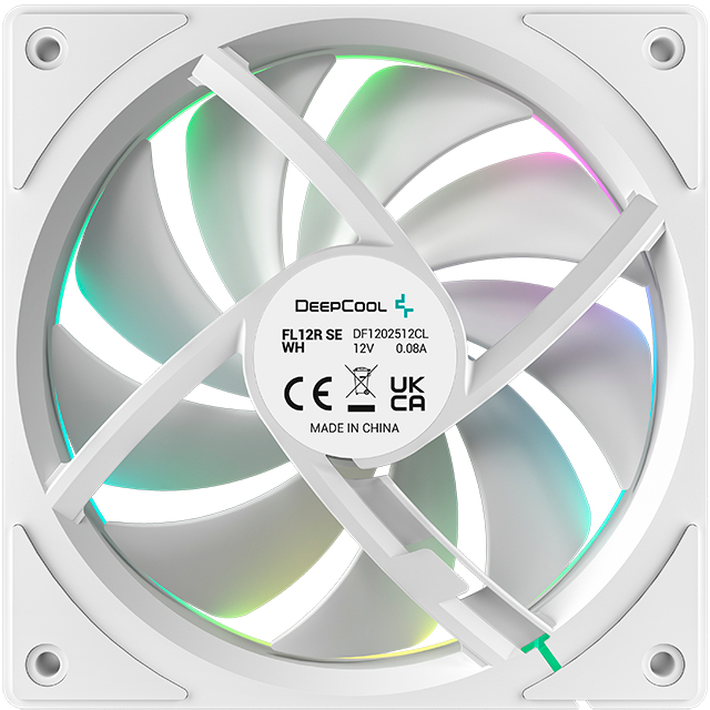 Gehäuselüfter DeepCool FL12R SE WH (3 pcs) - R-FL12RSE-WHAPN3-G - Foto 4