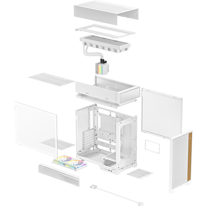 Gehäuse DeepCool CL6600 White - R-CL6600-WHNNA0-G - Foto 10