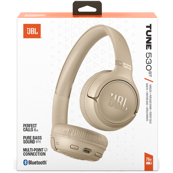 Headset JBL Tune 530BT Beige - JBLT530BTBEG - Foto 3