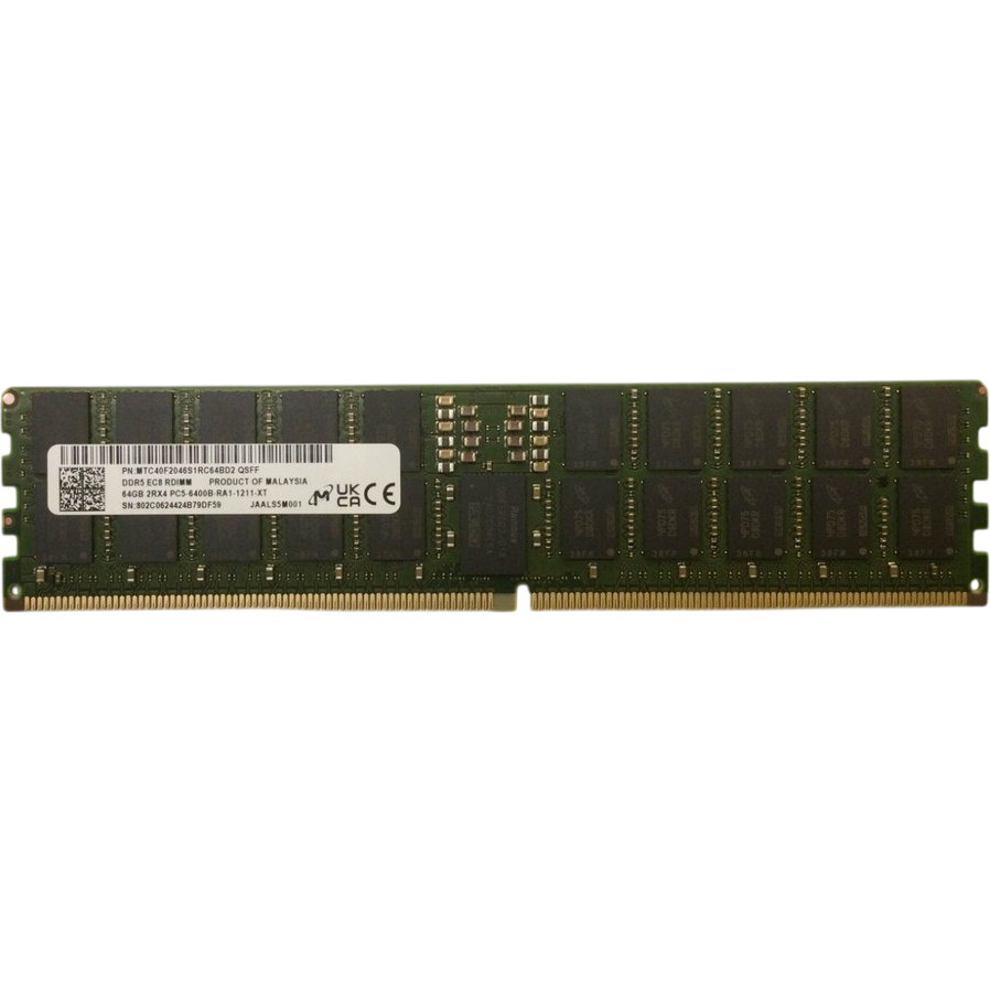 Arbeitsspeicher 64GB DDR5 5600MHz Micron ECC Reg (MTC40F2046S1RC56BD2) OEM