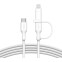 Kabel USB Type-C - USB Type-C/Lightning, 1.5m, Belkin CAC003hq1.5MWH