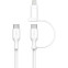 Kabel USB Type-C - USB Type-C/Lightning, 1.5m, Belkin CAC003hq1.5MWH - Foto 2
