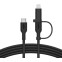 Kabel USB Type-C - USB Type-C/Lightning, 1.5m, Belkin CAC003hq1.5MBK