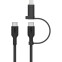Kabel USB Type-C - USB Type-C/Lightning, 1.5m, Belkin CAC003hq1.5MBK - Foto 2