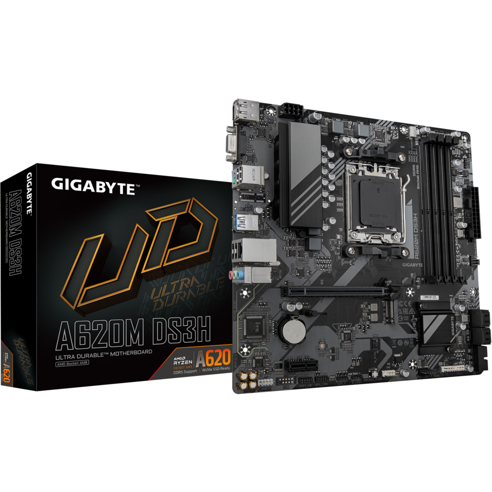 Mainboard Gigabyte A620M DS3H (rev. 1.1) - Foto 4