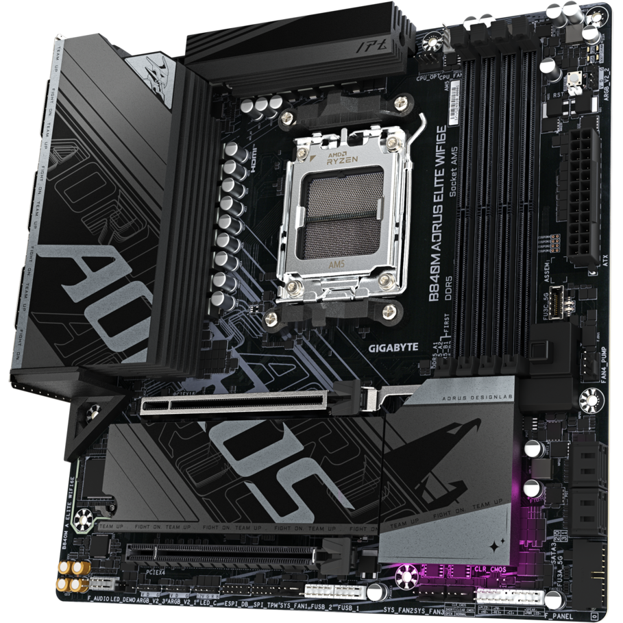 Mainboard Gigabyte B840M AORUS ELITE WIFI6E - Foto 3