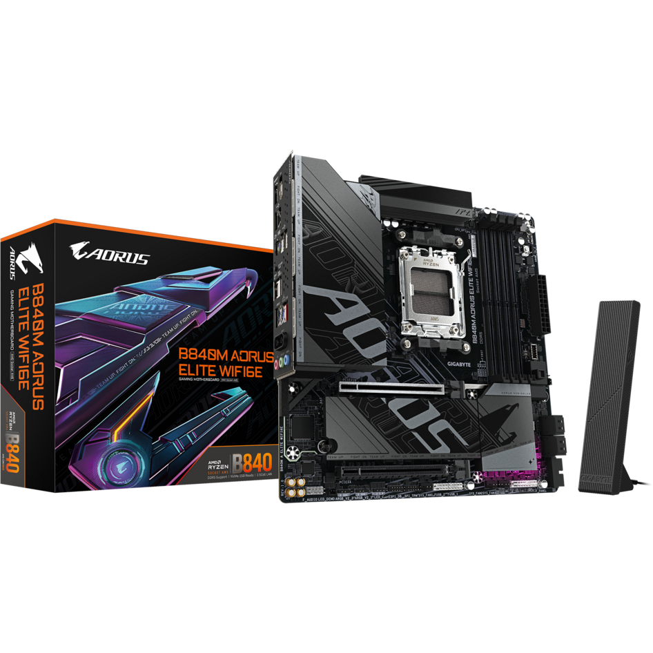 Mainboard Gigabyte B840M AORUS ELITE WIFI6E - Foto 6